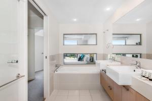 Lakeside Family Oasis with Pool, Gym and Balcony