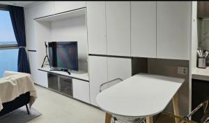 Gwangan view of the sea from the beach