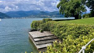 Luxury Lakefront Villa on Lake Maggiore with Private Beach