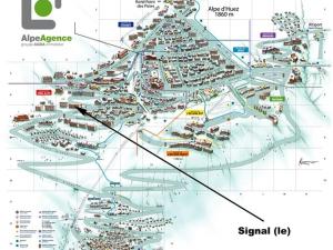 Charmant 3 pièces pour 6 personnes à lAlpe dHuez avec balcon exposé sud - FR-1-405-58