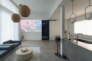 木更津 Laf Denen 千葉県富津市のvacation rental 4つ星 宿泊施設 ロビー