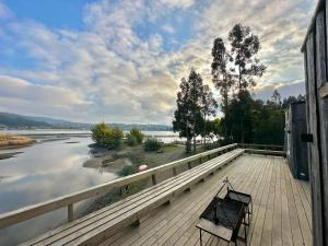 Casa en Bahía del rio Maule, naturaleza, tranquilidad, pet friendly