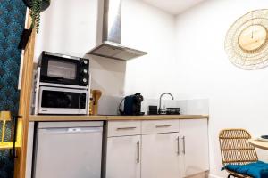 Studio 2 étoiles proche gare & centre ville - parking gratuit & fibre netflix