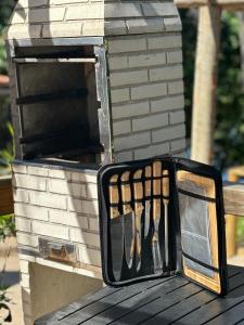 Chalé encantador na beira da represa