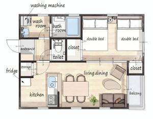10-min walk to Nagoya Brand-new building MAX7ppl