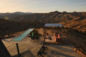 Pool & Spa on 112 Secluded Acres Hawkeye Dome