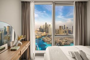 Downtown Luxury Full Burj Khalifa & Fountain Views - 4 Minutes Walk to Dubai Mall