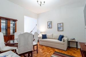 Apart 2 quartos com garagem vista mar Copacabana