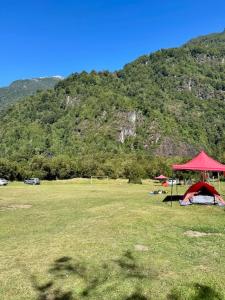 Camping camino a la junta