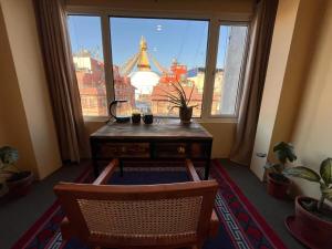 Big Traditional Room with Boudha Stupa View