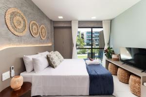 Melhor e luxuoso flat Malia Muro Alto 14A