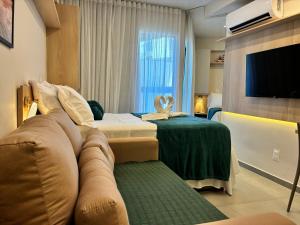 Flat em Porto de Galinhas com Varanda, Aconchegante, Próximo ao Mar e ao Centro Comercial