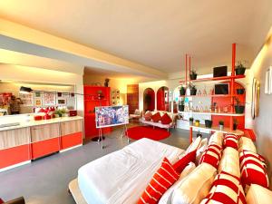 The Urban Palette - Candolim Studio Apartment with Balcony and Mangrove Views