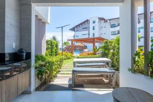 Flat beira mar-Tamandaré-c Churrasq-SH133