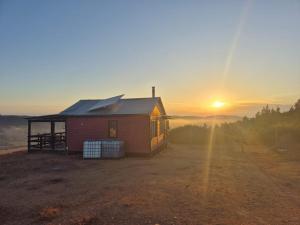 Cabaña con tinaja en mirador