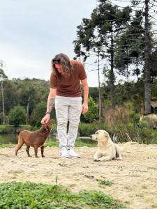 Chalé para casal com hidro e piscina quente Cabana Gaia