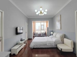 하얼빈 Central Street River View Apartment 게스트하우스 스위트룸