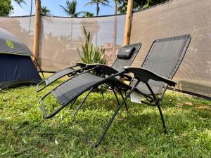 Premium Glamping - Pool Waterslide Wi-Fi & Private Patio Lounge