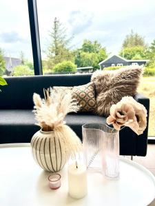 Summer House Surrounded By Reeds Near Limfjorden