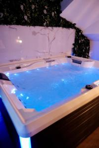 Jacuzzi privé, rétro-projecteur & jardin