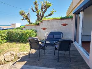 Villa T6, 10 couchages, front de mer, piscine, Saint Pierre la Mer