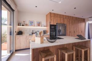 Casa unifamiliar con jardín en la playa