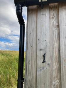 Shepherds hut 1 at Braebost Croft