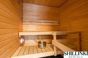 Homelike 1BR with Sauna, Balcony & Free Parking