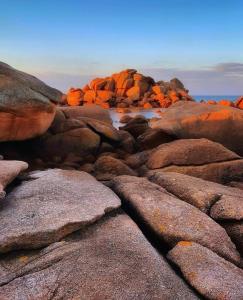 Escapade a Tregastel plages et commerces proches