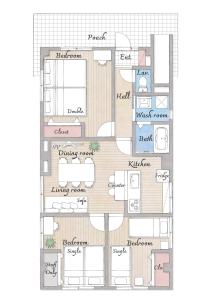 Tany House 1F sky tree 20 minutes, maximum 8 people, 3 bedrooms, new interior