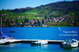 LHERMITAGE maisonnette lake view beach 5 min walk