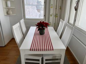 A cozy city apartment with three rooms right next to the city center