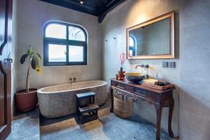 Chic industrial aesthetic loft