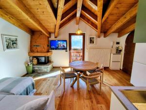 Mansarda fronte piste Aprica con vista panoramica