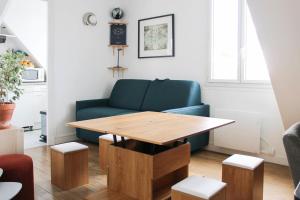 Bright Parisian escape with breathtaking views