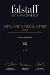 Pension & Restaurant PATRIOT Trnava