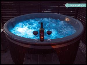 APANÓWKA domki z balią jacuzzi sauna