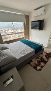 Hermoso aparta estudio con piscina