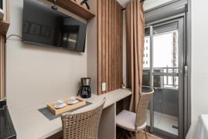 Studio com Academia a 350 m do Allianz Parque