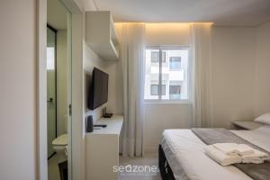 Apto c Churrasqueira a 850 m da Praia SEM0302