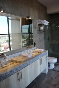 Penthouse with Glass Floor and Volcano View