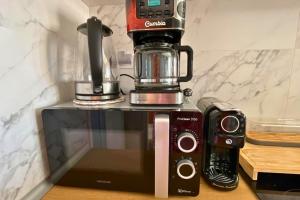 Stylish flat swimming pool parking near the beach