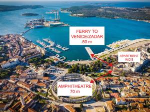 Apartments INCIS next to the Pula Amphitheather