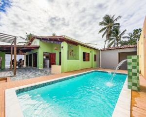 Casa em Marechal Deodoro-Piscina-3Qt-Ar Condicionado-Grupos-Famílias
