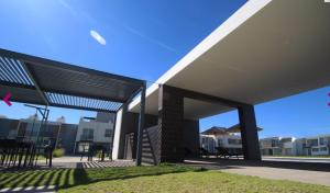 Modern house with garden and pool