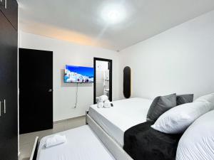 Villa con piscina privada y BBQ, 3 habitaciones, 5 camas, seguridad 24-7