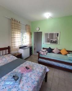 São Vicente-Kitnet para 4 Pessoas a 50 Metros da Areia