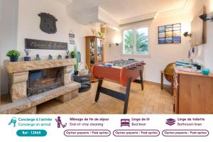 Maison pour 6 avec grand jardin - proche centre