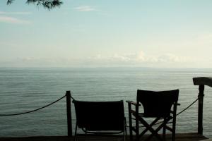 Ladys house on the beach
