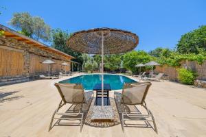 ALBAVİS-10-Person Conservative Villa in Kayakoy, Fethiye